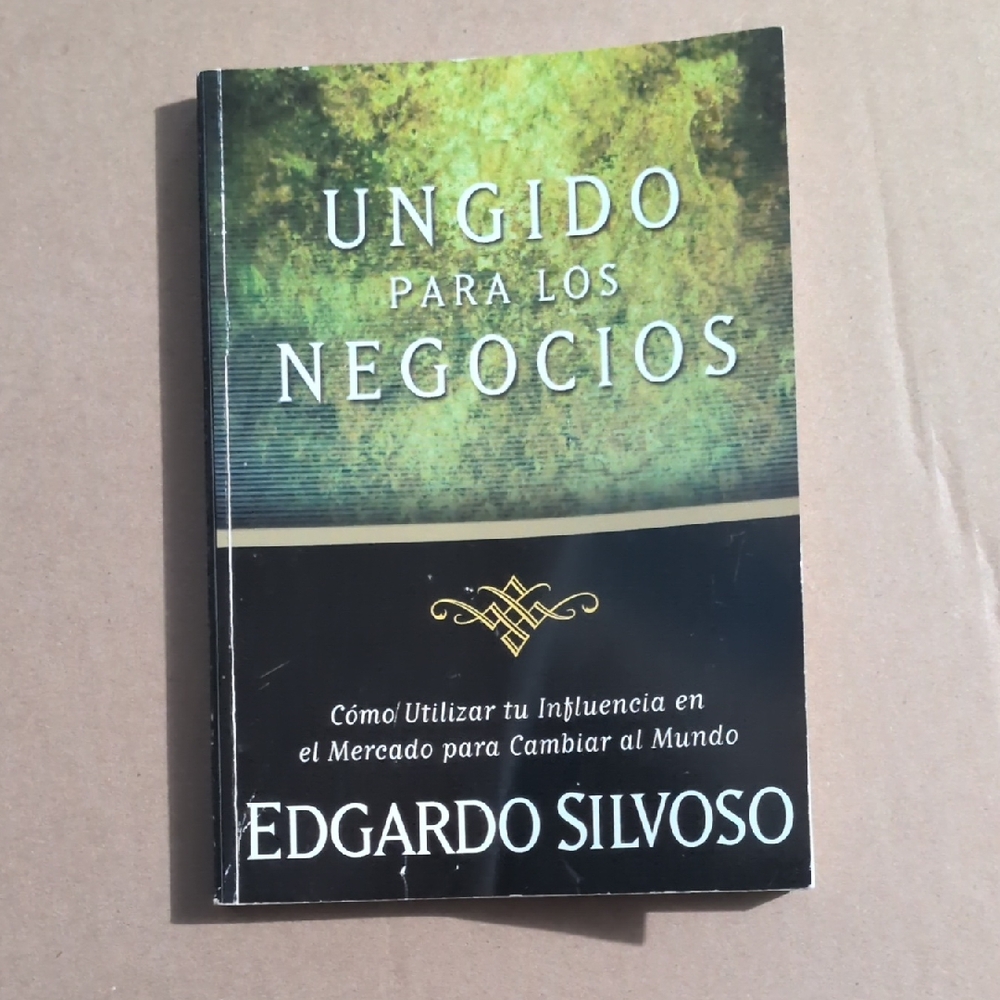 Ungido Para Los Negocios by Edgardo Silvoso - Green & Black Cover